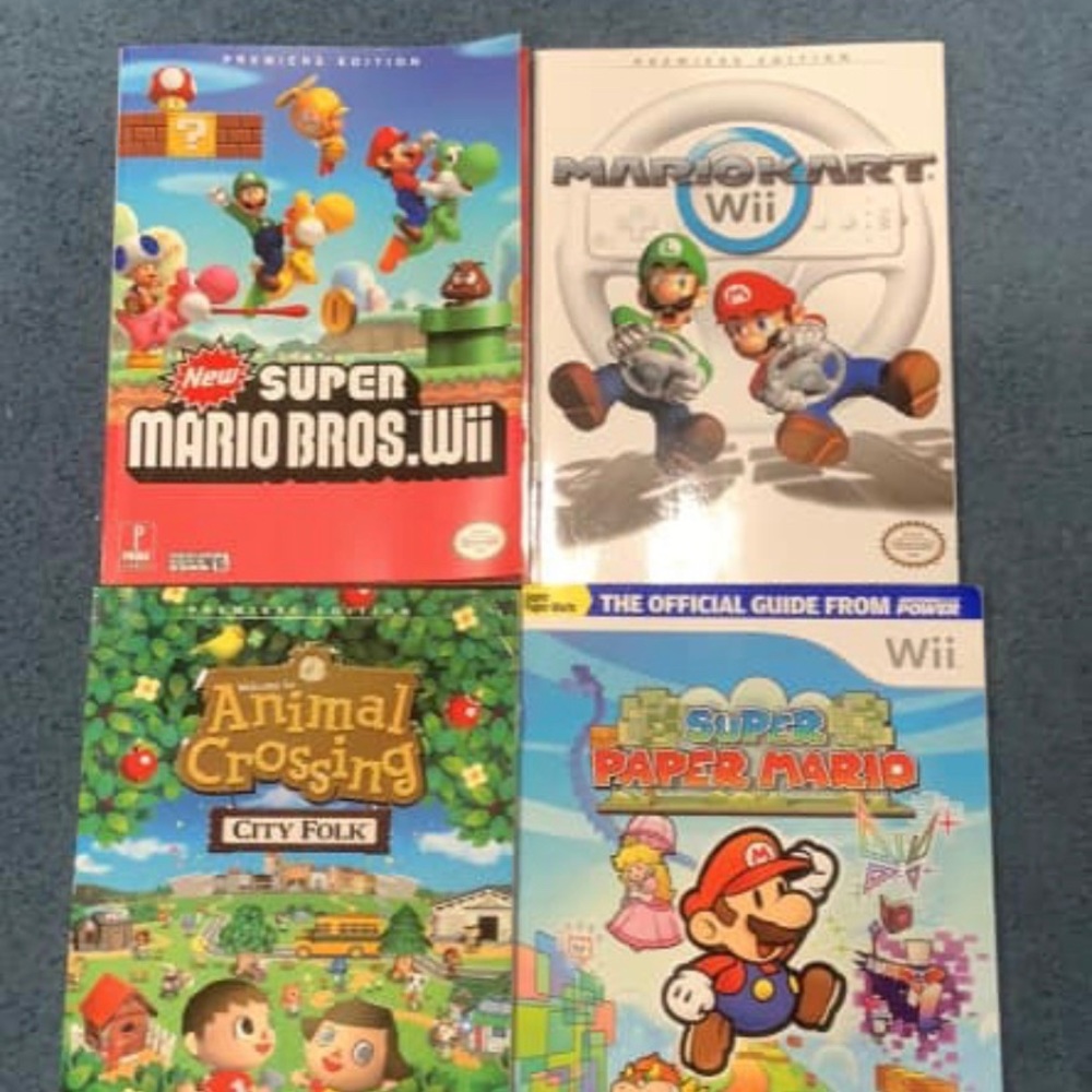 Nintendo Wii Game Guides - Mario & Animal Crossing